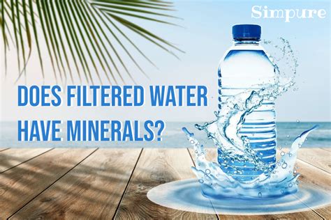 Does Filtered Water Have Minerals? Exploring the Crystal Clear Truth and Beyond